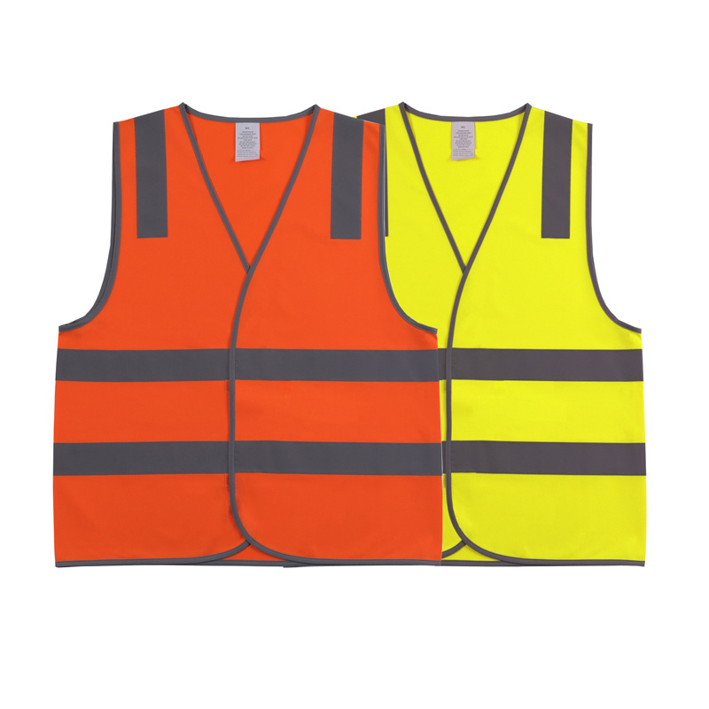 Safety Vest Orange Reflective Vest High Visibility Vest ANSI Class 2 for Men Women Children