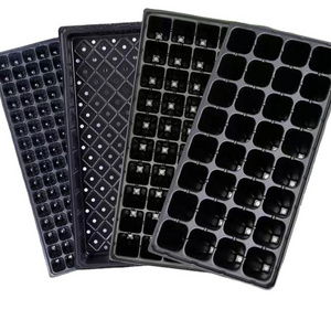 Wholesale Cells Flower Vegetables Plant Germination Growing Seedling Trays Plastic Garden Nursery Tray