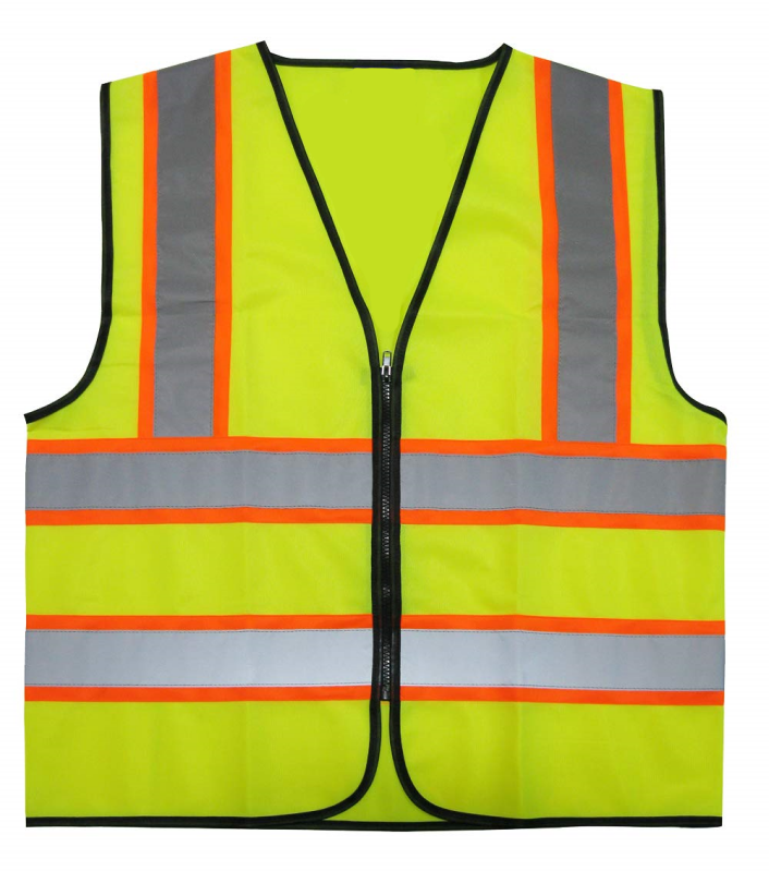 Safety Vest Orange Reflective Vest High Visibility Vest ANSI Class 2 for Men Women Children