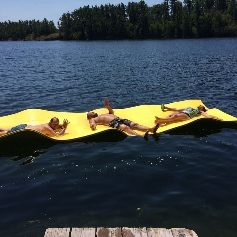 Family Floating Mat 18'6' & Inflatable Rafts & Pool Floats