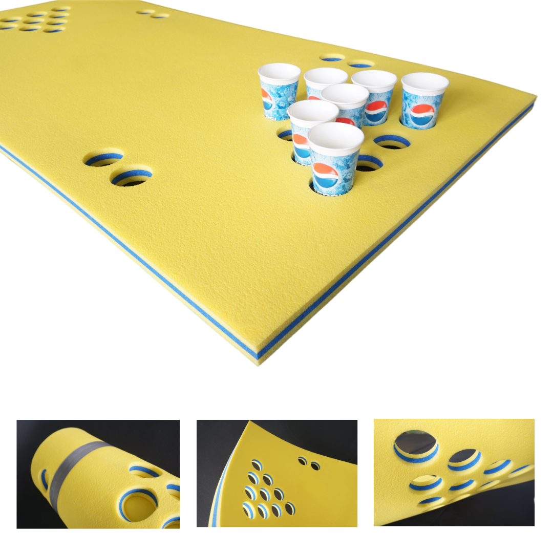 pool pong party barge beer pong floating table for pool hot sell