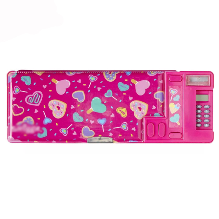 multi-functional smiggle pop out pencil case with calculator