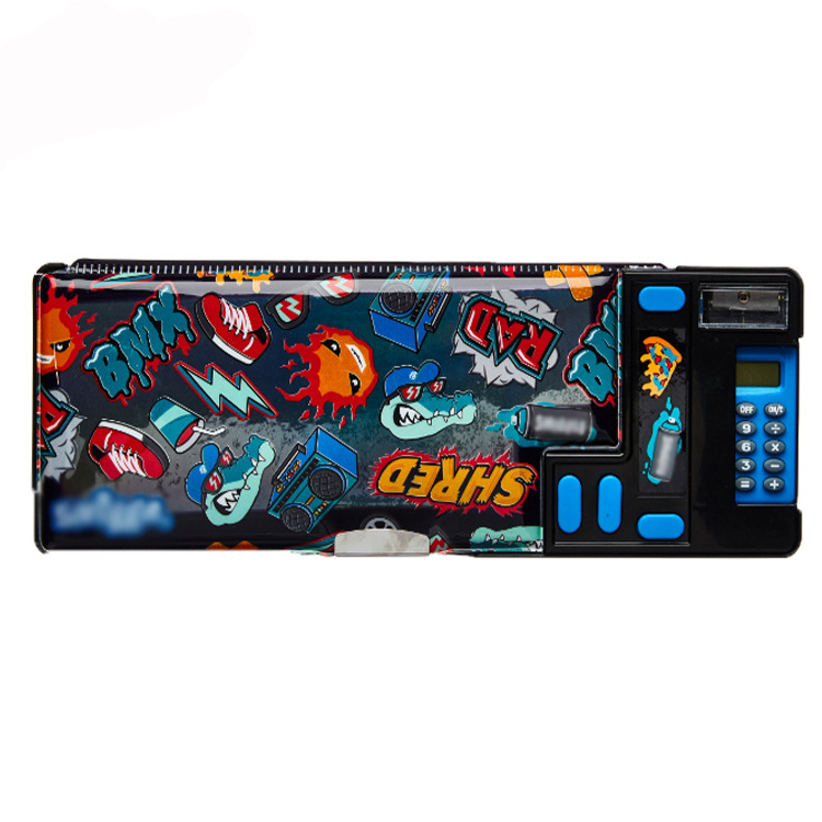 multi-functional smiggle pop out pencil case with calculator