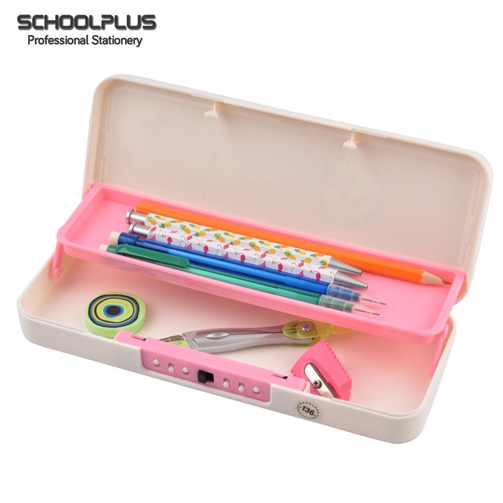 Latest hot sale box password pencil case with coded lock