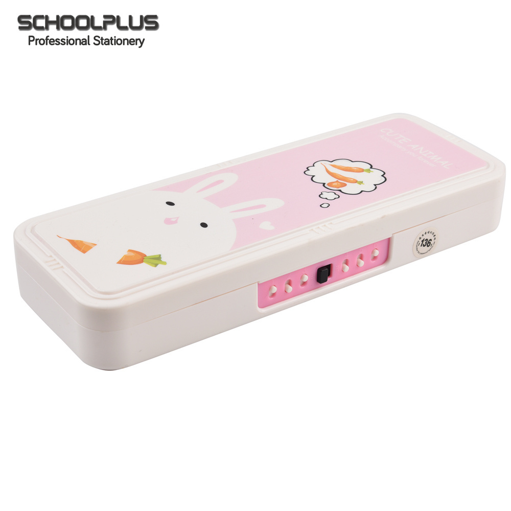 Latest hot sale box password pencil case with coded lock