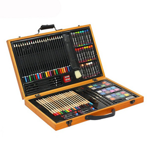 art supply 88 piece deluxe artist studio creative wood box set painting & drawing set