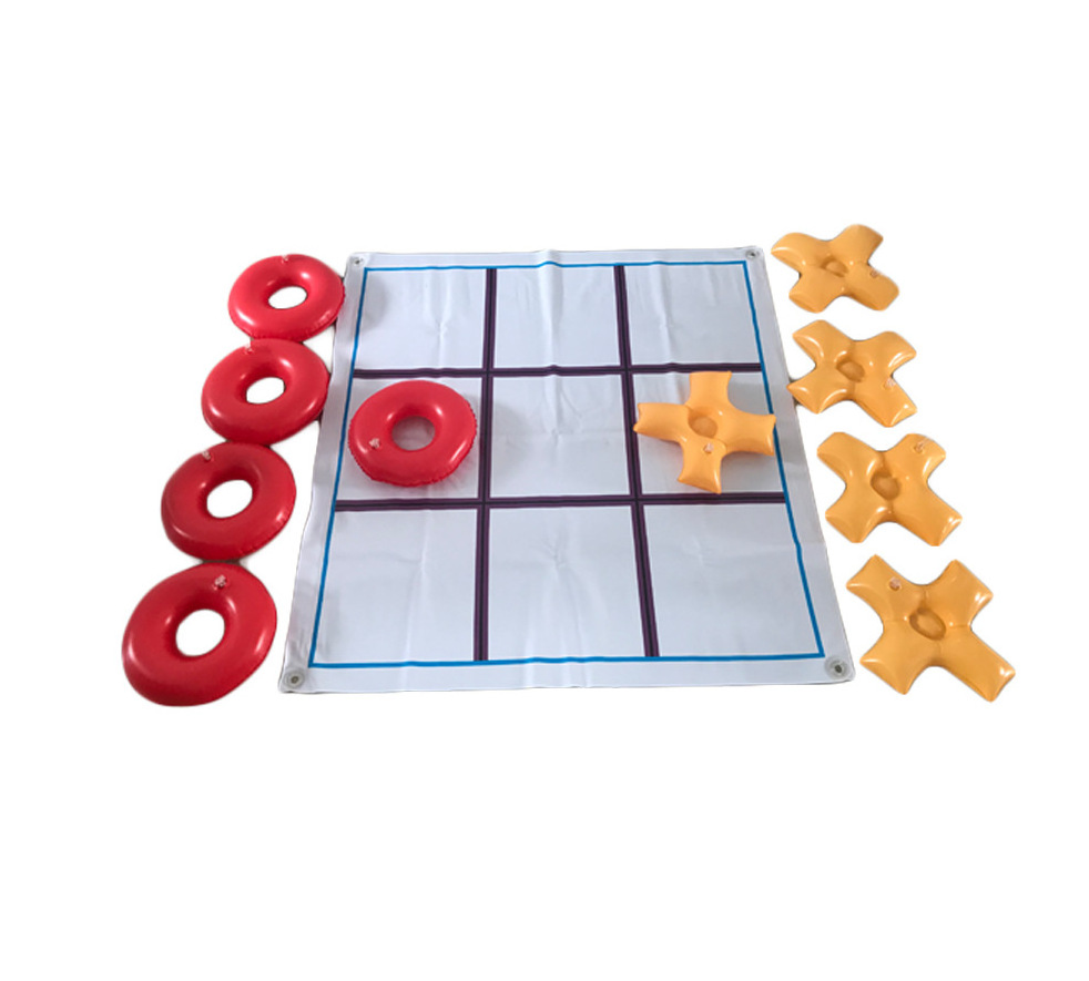 PVC Inflatable Tic Tac Toe Game With Mat For Family Kids& Adult