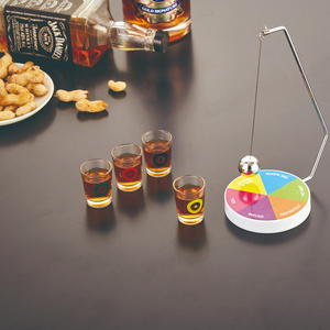 Magnetic Decision Maker Ball Swing Pendulum Drinking Game For Adults Party , Office Desk Decoration Toy Gift