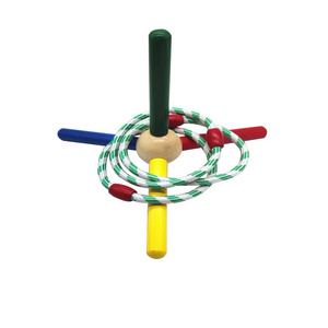 Ring Toss Game for Kids, Indoor & Outdoor Game for Family and Adults with 4 Poles