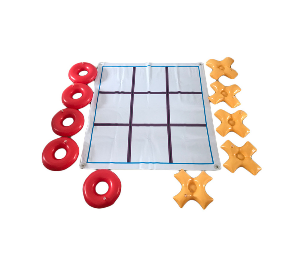 PVC Inflatable Tic Tac Toe Game With Mat For Family Kids& Adult