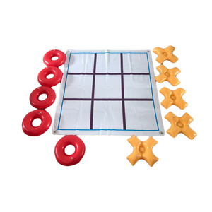 PVC Inflatable Tic Tac Toe Game With Mat For Family Kids& Adult