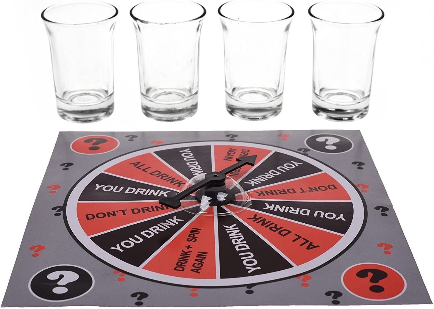 Roulette Shots Drinking Games Set with Glass Shots Adult Game for Adults Party