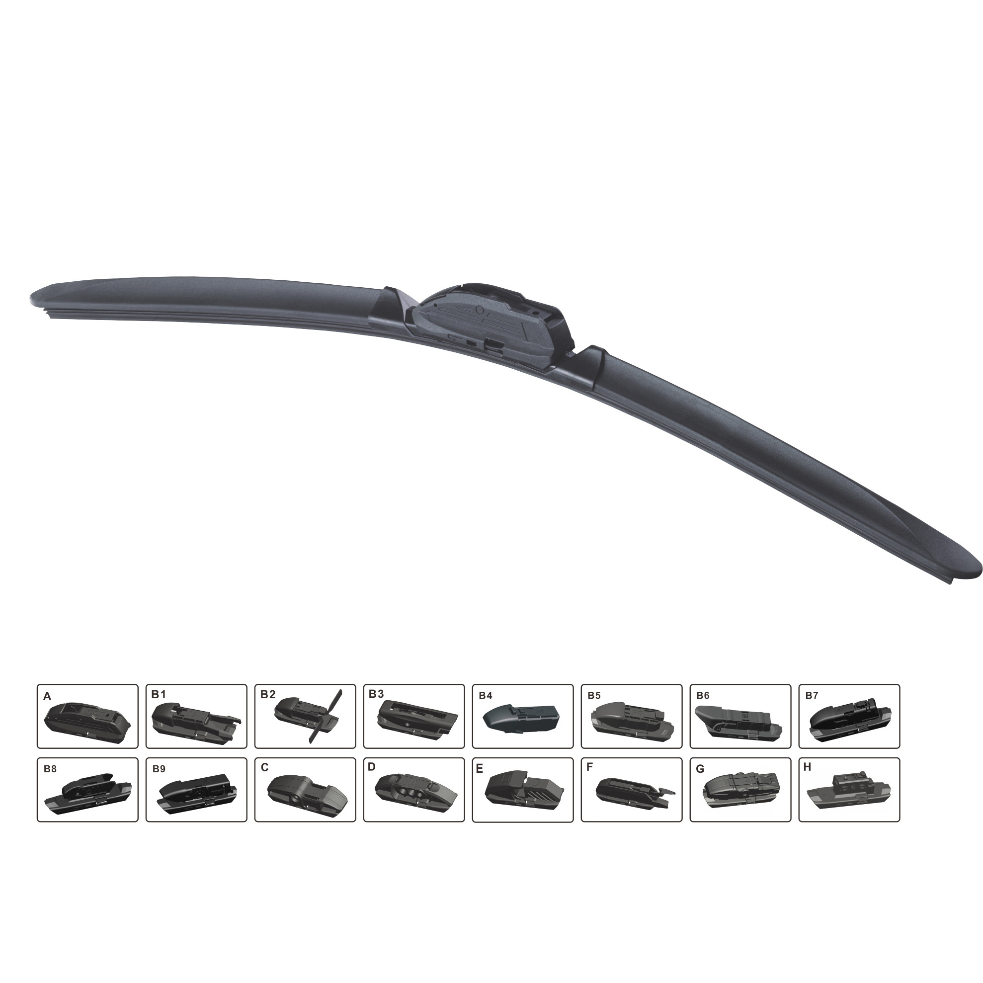 China Factory wholesale multi-adapter snow silicone wiper blade adapter michelins wiper blades