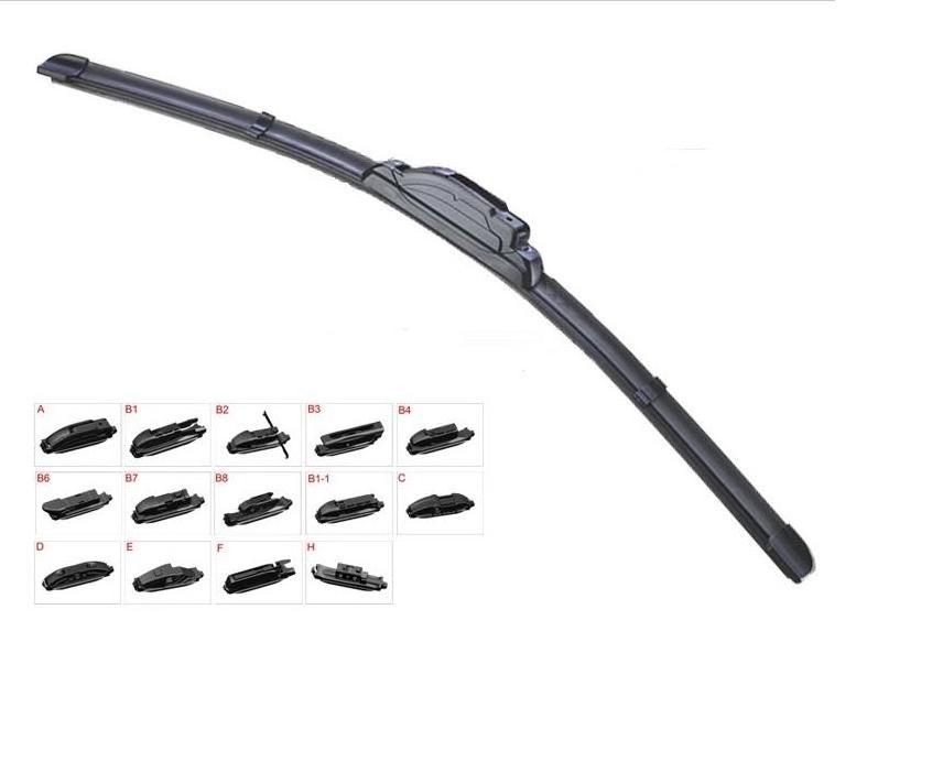 OEM manufacturers natural rubber frameless new type car and truck wiper blade rubber refill soft windscreen wiper blades