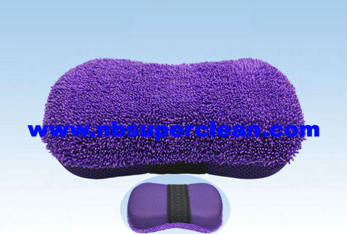 Coral fleece microfiber magic car wash pad