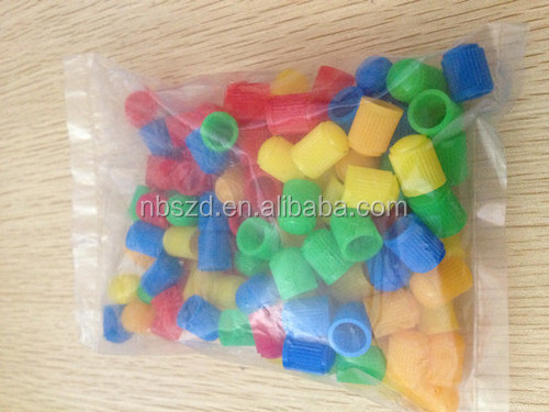 Green Tire Valve Stem Dust Universal Caps Plastic For Most Tire Valves TR413 TR414 And More