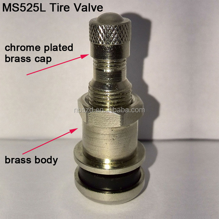 MS525L MS525 TR525 brass wheel rim valve auto parts tire nozzle MS525S valve