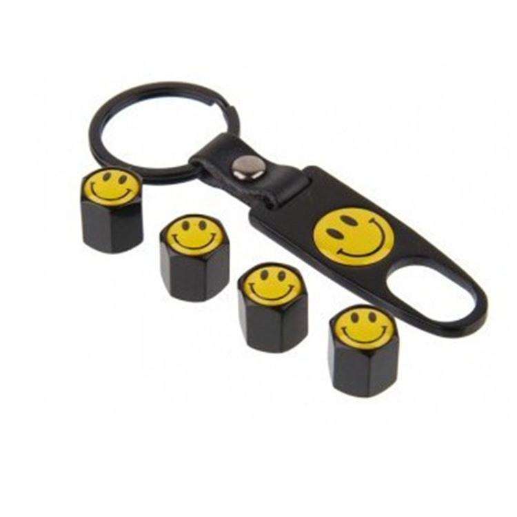 Tyre Stem Dust Caps Air Tire Valve Caps And Keychains With Various Logo Available