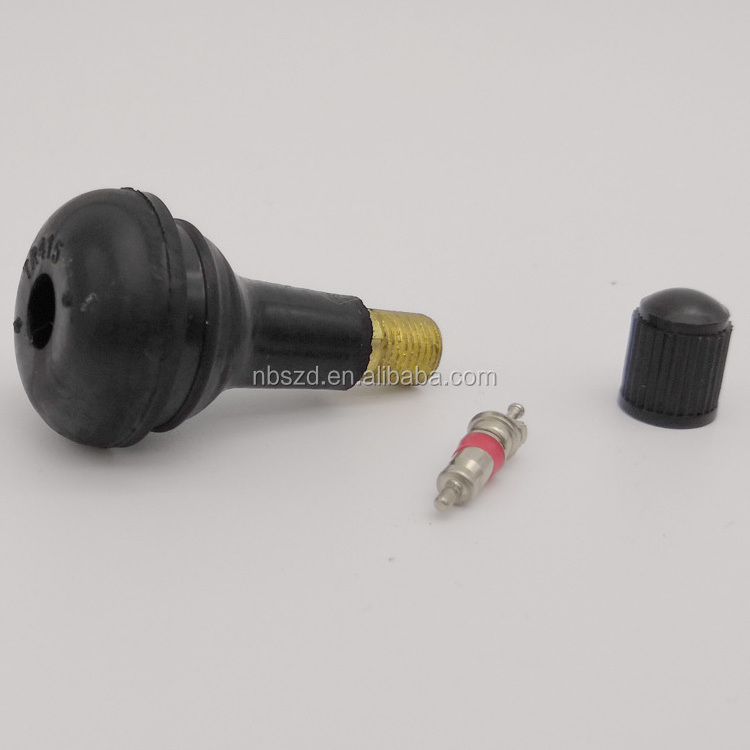 car tyre tire nozzle accessory natural rubber base  tire tubeless TR415 air valve stem