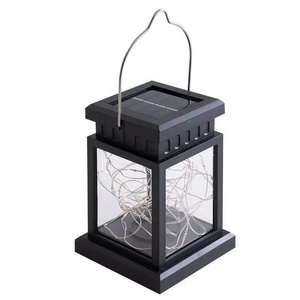 LED Solar Candle Lantern Courtyard Light Outdoor Garden Solar Light Hanging Solar Lamp Decorative Lights