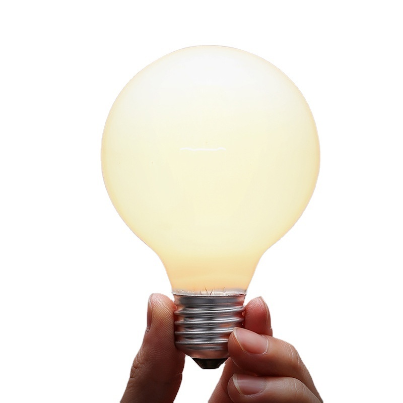 G45 G50 G60 G80 G95 G125 A60 4W 6W 8W E27 B22 220V Opal Glass Shell milky Led Filament Bulb with warm white or cool white