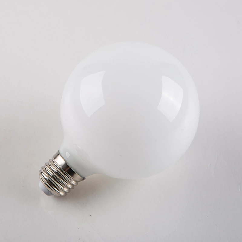 Milky White Bulb Lights E27 E26 Milky Glass Cover Globe LED Edison Bulb 220V  4W 6W 8W