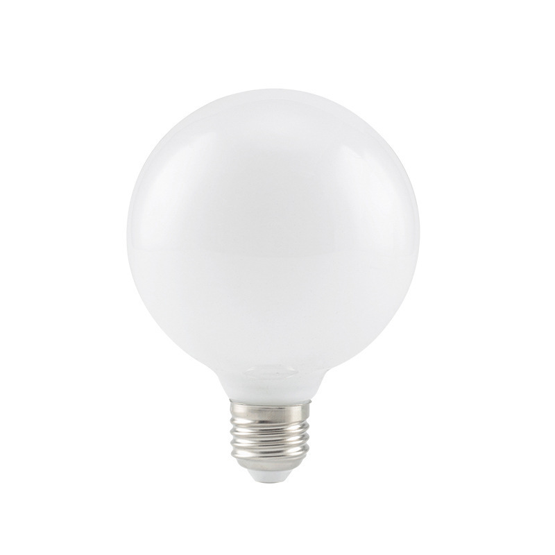 Milky White Bulb Lights E27 E26 Milky Glass Cover Globe LED Edison Bulb 220V  4W 6W 8W