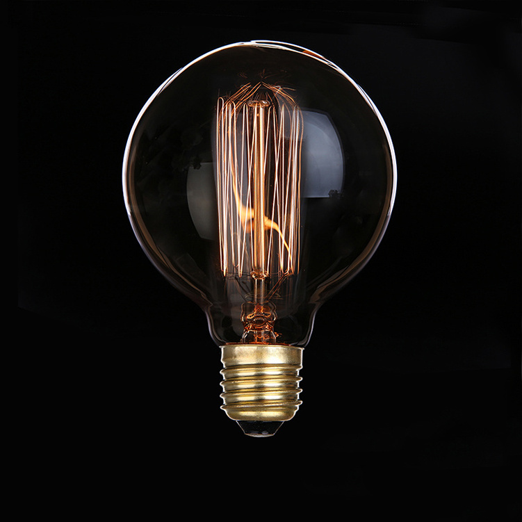 black iron art retro led night light edison bulbs incandescent light vintage retro e26 e27