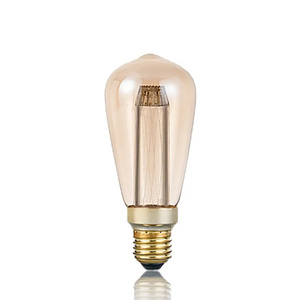 New Decorative Edison Light Bulb ST64 G80 G95 G125 Glass Guide Pipe LED Light Guide Column Bulb