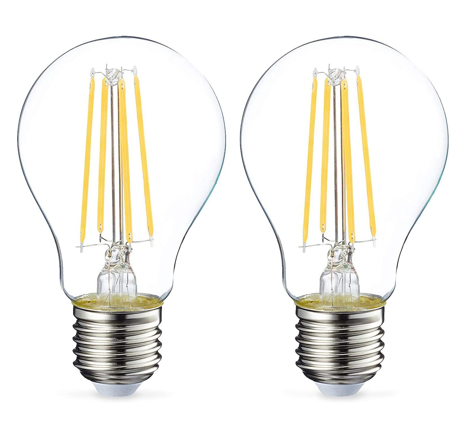 Wholesale Price High Lumens Decorative Led Light bulb, High Quality Dimmable Clear Led Long Filament Bulb A60 A19 2700k