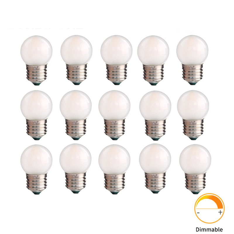 High Quality 85-265V Milky Glass Cover G40 G45 Led Globe bulb Opal white Light Bulb