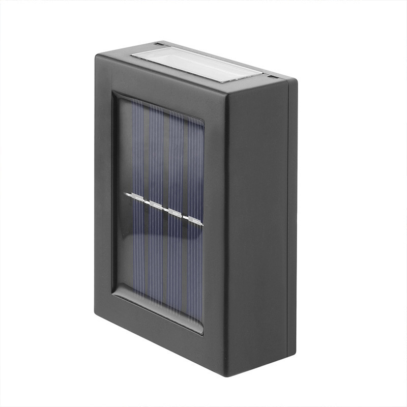 Outdoor garden waterproof Solar night light 2LED outdoor decorative courtyard wall lamp