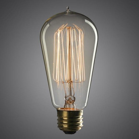 Bulk Sell ST64 40w 60w E26 E27 Cear Amber Retro Promotional Warm White Tungsten Lamp Vintage Edison Bulb