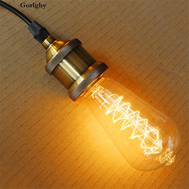 High Quality clear amber ST64 E26 E27 40W vintage edison tungsten bulb