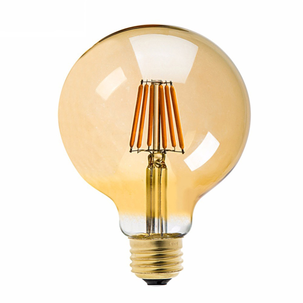 China suppliers CE$ROHS Certified G80 G95 G125 Custom Led filament bulb, E26 E27 Dimmable edison bulb led filament