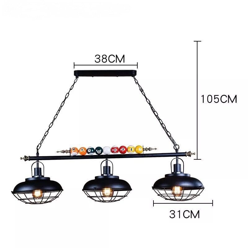 High quality 2 3 heads billiards Chandelier table tennis Pendant light for decoration