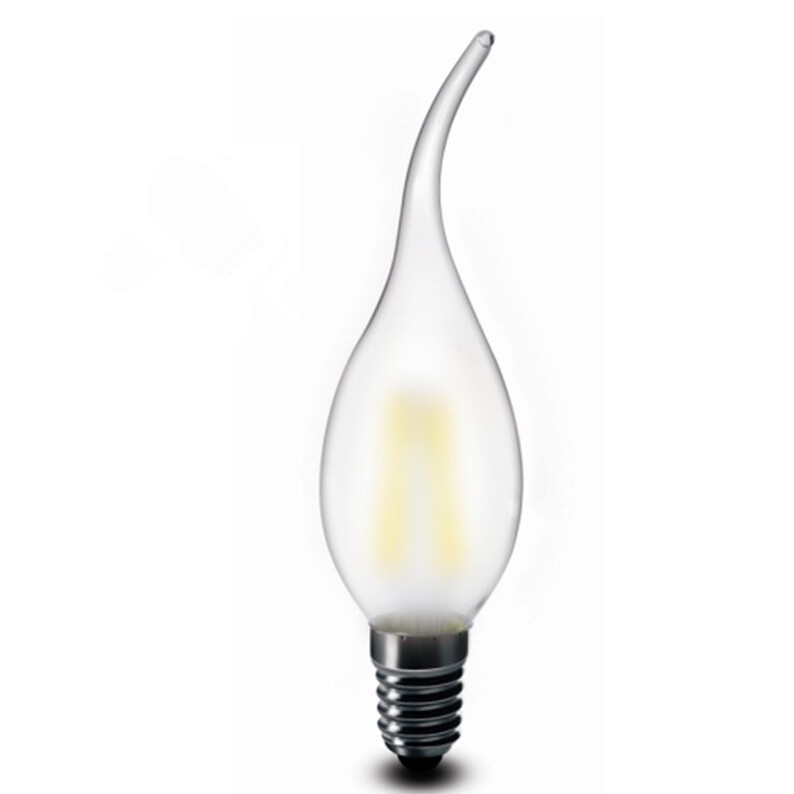 Quality Assurance dimmable led filament bulb e14 C35 frosted candle light 2200k 4000k