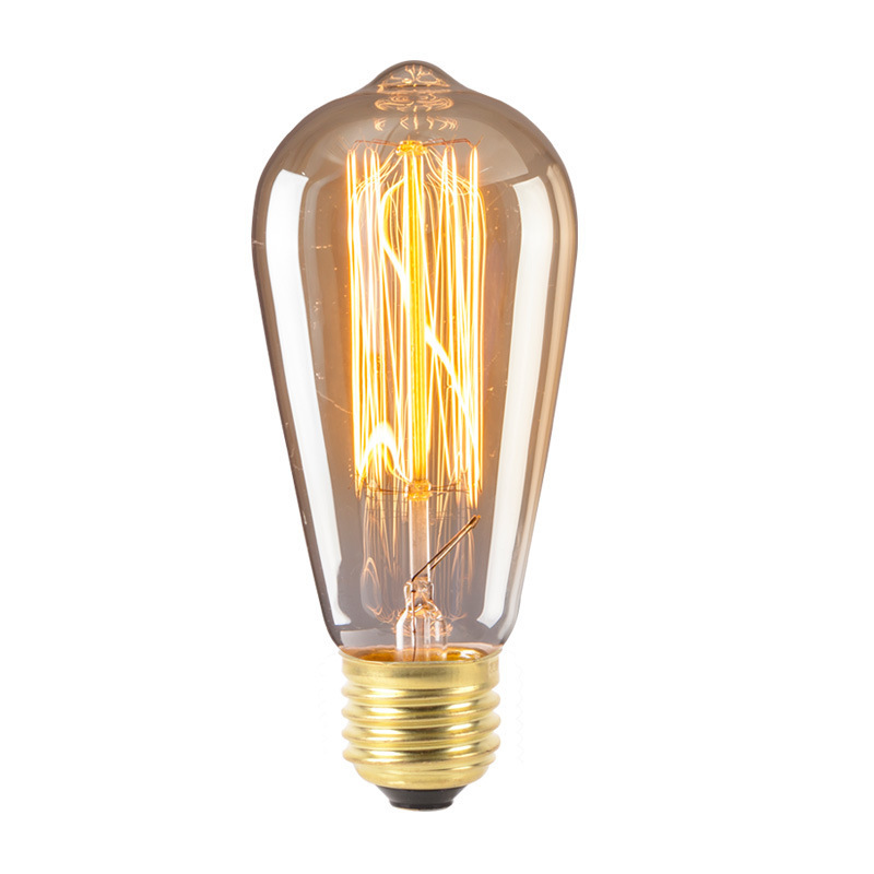 G80,G95,ST64,T10,T185,T225,T300,T45,A19 ,ST58 Vintage Edison Bulb Light E27 G125 40W Retro Globe Lamp Incandescent Bulb