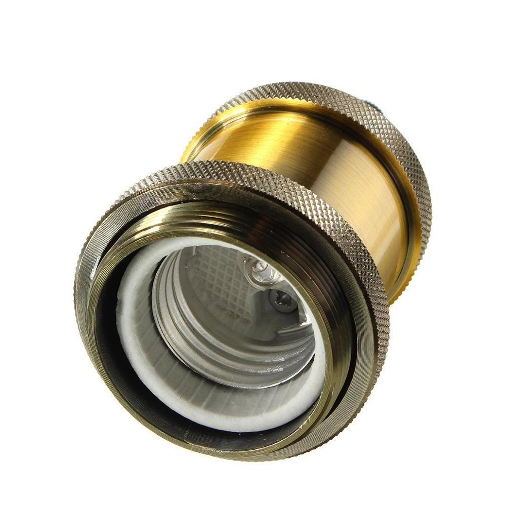 E27 Aluminum Lamp Holder Screw Bulb Light Socket for DIY Pendant Light Fittings lamp bases