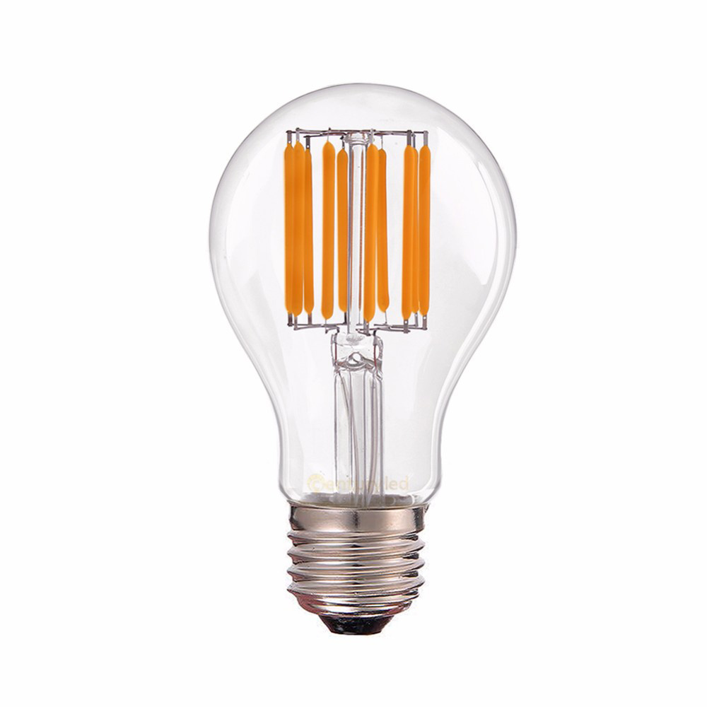 High quality dimmable A19 A21 A23 A60  LED Filament Bulb light 4W 6W 8W 10W E27 LED edison bulb