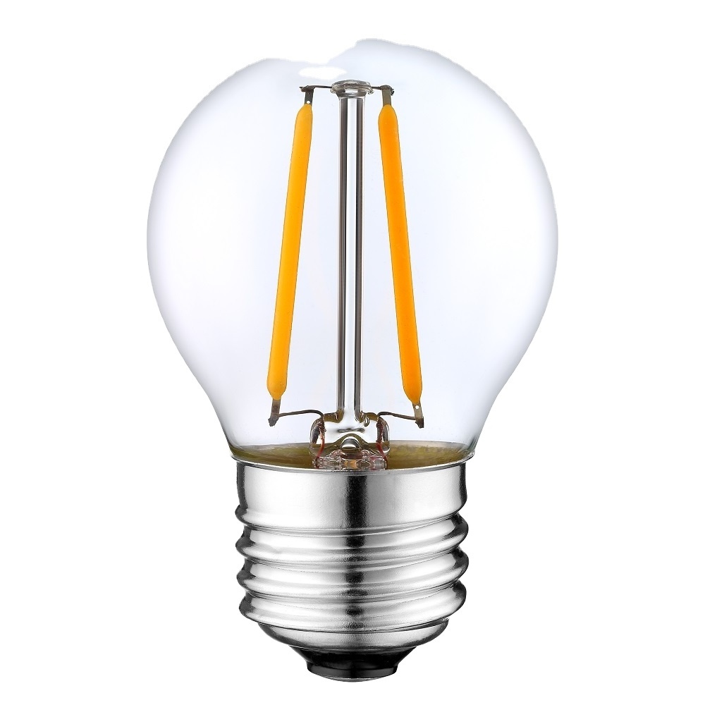 Strong Support g45 amber clear led filament bulbs, vintage Edison g45 Led filament bulb