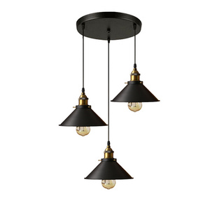 Retro Fixture Industrial chandelier Vintage decor rattan Hanging ceiling metal Pendant Lights