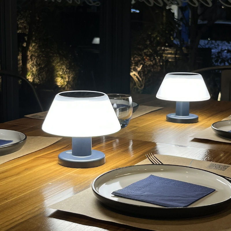 Wholesale price 2023 new solar garden light high quality Rechargeable Powered Outdoor Garden Patio Indoor LED Solar Table Lamp BestSuppliers