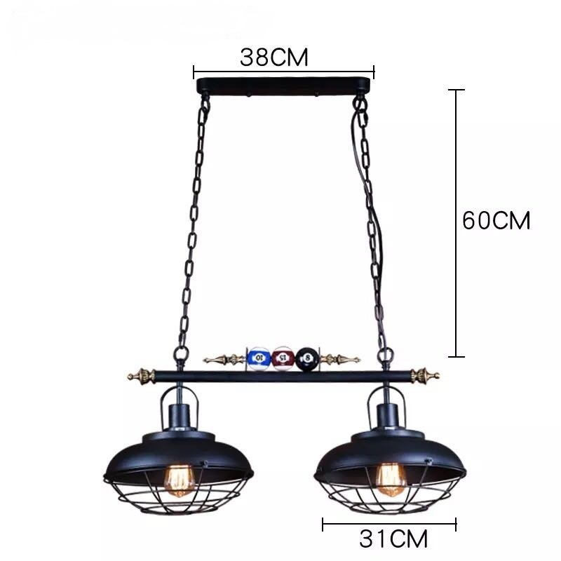 High quality 2 3 heads billiards Chandelier table tennis Pendant light for decoration