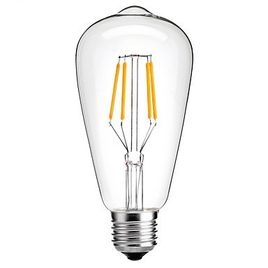 ST64 E27 Dimmable LED Filament Bulb 2W 4W 6W Vintage Edison Smart Bulbs