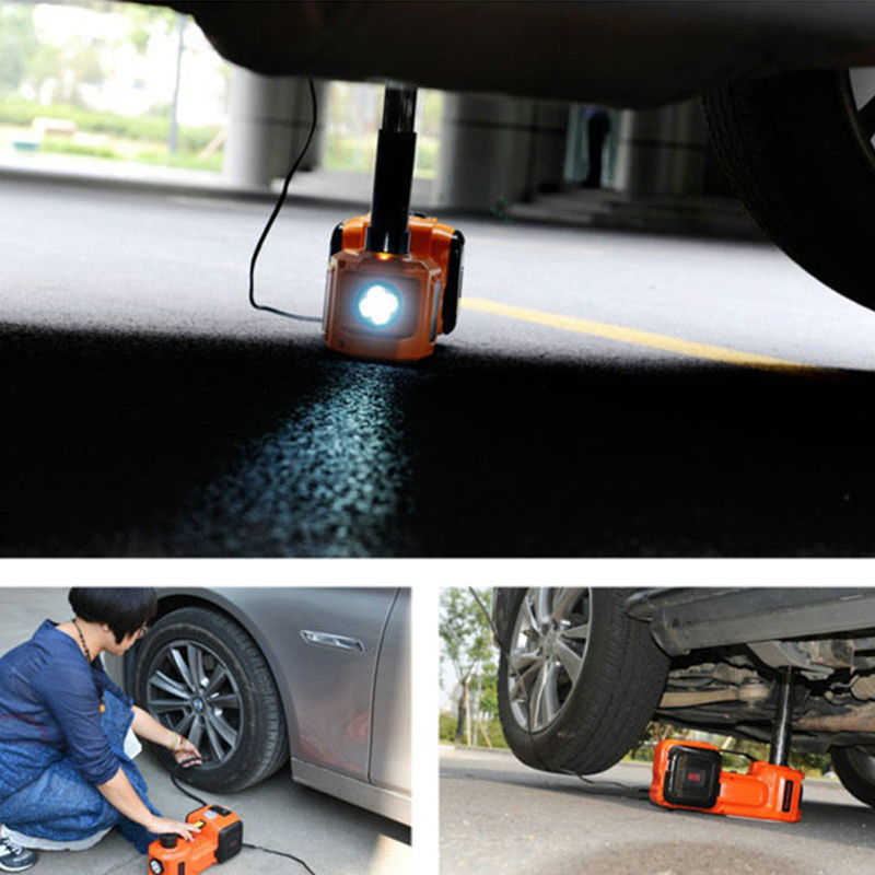 Automatic  Electric Hydraulic Jack Portable car lift  with Tyre Inflator