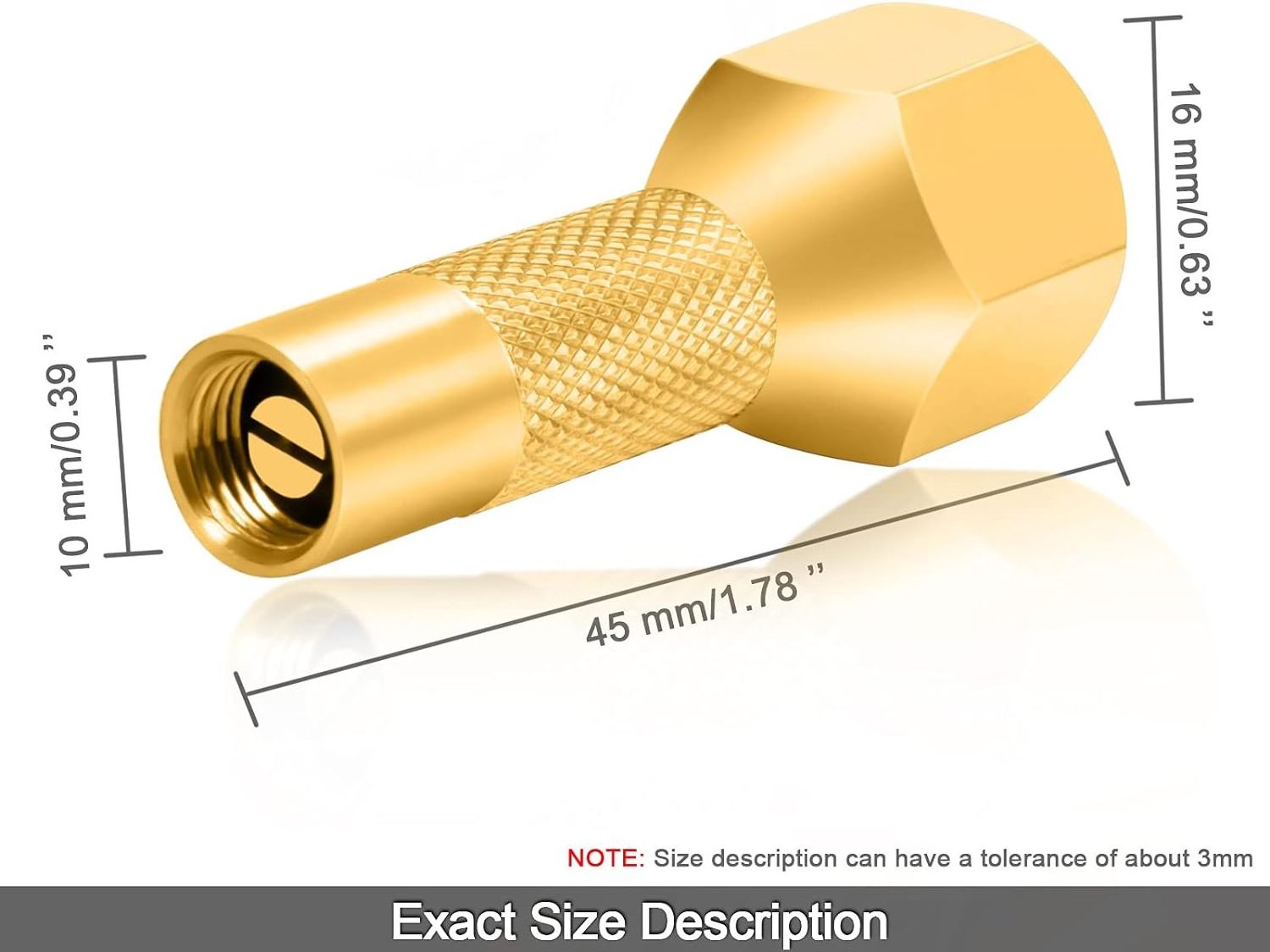 Brass Screw On Twist-on Air Chuck Tire Inflator Nozzle For Tire