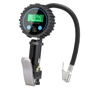 Digital Air Tire Inflator pressure Gauge With Chuck Hose