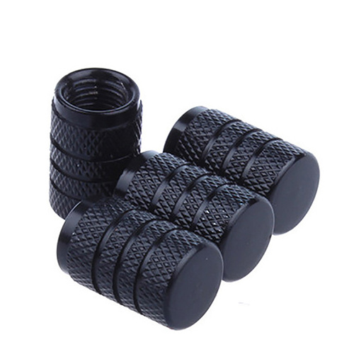 Universal Stock Aluminum Tire Valve Stem Caps for Cars, Bikes