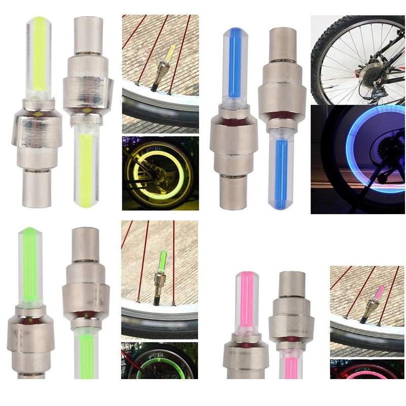 Wholesale Plastic ABS LED Colorful Tire Wheel Valve Stem Caps for Car,Bicycle, Motorcycle